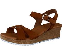 Paul Green Damenschuhe Keilsandaletten Cognac Cognac - Gr. - 5 UK
