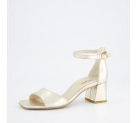 Paul Green Sandalette 0077-6140-037 Glattleder Gold Damen EU 37,5 / UK 4,5