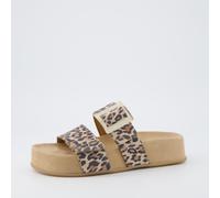 Paul Green 0077-6157-007/Pantolette Leopard-Muster Gr. 36 2/3