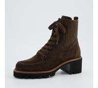 Paul Green Schnürstiefelette 8269-01 Leder/Textil Braun Damen Gr. 39