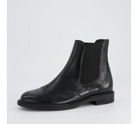 Paul Green 8070 Chelsea Stiefelette schwarz Lack Lyra Muster - Größe 37.5