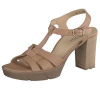 Paul Green Damenschuhe Peeptoe Pumps Hellbraun Hellbraun - Gr. - 7 UK