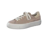 Paul Green Damen Sneaker 76036562 extraleichte Laufsohle Schnürschuh Beige Gr. 39