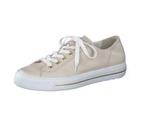 Paul Green Sneaker Paul Green 6 Damen Low-Top Schnürer mit Plateausohle Beige Größe 39