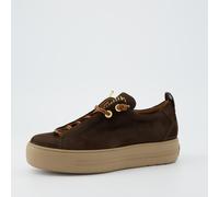 Paul Green Damen Low-Top Sneaker - Turnschuhe mit Komfort-Eva-Sohle - Damenschuhe - Alltag & Büro Sneaker Damen - Braun 44x