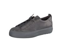 Paul Green Sneaker Pauls Damen – Schnürer mit Plateausohle & Komfort-EVA-Sohle – Grau (Iron) 38 EU