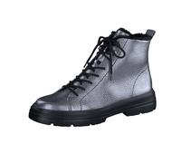 Paul Green Damenstiefelette Modell 5287 Leder Metallic Silber Warmfutter Gr. 40,5 (7 UK)