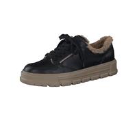 Paul Green Sneaker Leder Schwarz/Braun Warmfutter