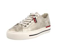 Paul Green 4760-075 Mineral - sportlicher Schnürschuh - Damenschuhe Top Trends, Mehrfarbig, leder (metallic antic) für Damen, silber, Gr. 39 EU / 6 UK