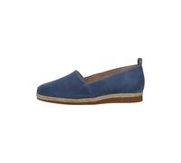 Espadrille PAUL GREEN "Paul Green Halbschuhe Veloursleder", Damen, Gr. 39, blau, Veloursleder, Schuhe Espadrille (90222760-39) blau