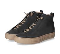 Paul Green Schnürschuh 4024-027 – sportlicher Damenschuh Leder Schwarz/Cognac Gr. 38