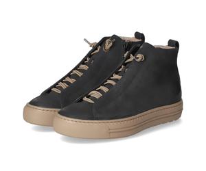 Paul Green High Sneaker - Gr. 38 - Blau - Rauleder