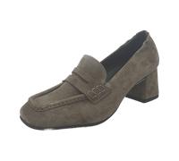 Pumps PAUL GREEN "Paul Green Pumps Veloursleder", Damen, Gr. 40, braun (beige), Veloursleder, Schuhe Pumps (91813904-40) beige