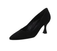 Paul Green 3859-009 Damen Klassische Pumps Rauleder in schwarz - Gr. 38,5