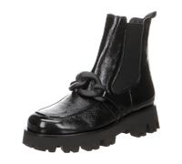 Paul Green Knautschlack fango für Damen, schwarz, Größe 39 EU / 6 UK