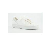 Paul Green Leder-Sneakers in Creme - Größe 37,5 | Damen Sneakers