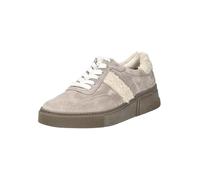 Paul Green Damen Sneaker mit Wechselfußbett, Frauen Low-Top Sneaker,Strassenschuhe,Sportschuhe,Freizeitschuhe,Turnschuhe,Grau (Stone/Biscuit),39 EU / 6 UK