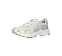 Paul Green Leder-Sneakers in Silber - Größe 37,5 | Damen Schnuerschuhe