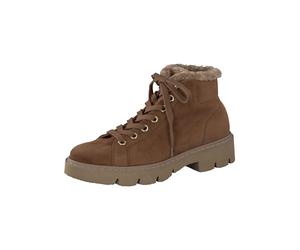Paul Green Leder-Winterboots in Braun - Größe 38,5 | Damen Stiefel
