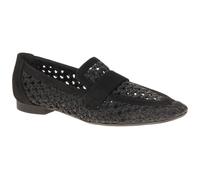 Paul Green Loafer Schuhe Slipper schwarz gelocht 1209 - Größe 37.5