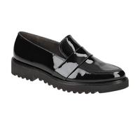 Paul Green Loafer Schuhe Slipper schwarz Lack 1037 - Größe 39