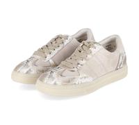 Schnürschuh PAUL GREEN "Paul Green Halbschuhe Veloursleder/Textil", Damen, Gr. 42, beige, Textil, Veloursleder, Schuhe Schnürschuh (45042311-42) beige