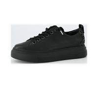 Paul Green Damen, Frauen Low-Top Sneaker,Freizeitschuhe,Turnschuhe,Laufschuhe,schnürschuhe,schnürer,Halbschuhe,Schwarz (Suede/Black),39 EU / 6 UK