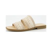 Paul Green Pantolette beige natur geflochten 6185 für Damen, beige, Größe 37 ½ EU / 4,5 UK