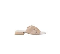 Paul Green Pantolette beige dakar Velour 6187 - Größe 40.5