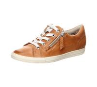 Paul Green Damen Sneaker 0079-4940-050 Cuoio – Glattleder, Plateausohle, Schnürer – Größe 37,5