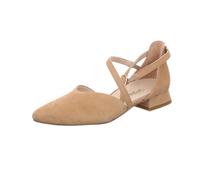 Paul Green Peeptoes & Slingpumps 3818-015, Rauleder, Beige, Damen EU 3,5/36