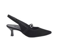 Paul Green Peeptoes & Slingpumps 6078-005, Rauleder, Schwarz, Damen EU 4,5/37,5