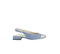 Paul Green Peeptoes & Slingpumps 6124-017, Textil, Blau, Damen EU 8/42