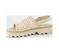 Paul Green Plateau Sandalen beige natur geflochten 6209 - Größe 38.5