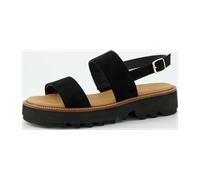 Paul Green Plateau Sandalen schwarz Riemchen 6214 für Damen, schwarz, Größe 36 EU / 3,5 UK