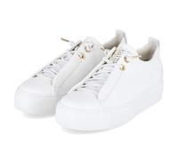Paul Green Plateau-Sneaker Weiß - Gr. 40,5 - Echt Leder
