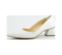 Paul Green Pumps weiß offwhite Seidenmatt Nappa 3815 für Damen, weiß, Größe 40 EU / 6,5 UK