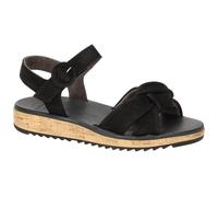 Paul Green Damen SUPER Soft Sandale, Frauen Riemchensandalen,flach,Sommerschuhe,Freizeitschuhe,offene Schuhe,Strandschuhe,Schwarz (Black),42 EU / 8 UK