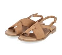 Paul Green Sandalen - Gr. 36 - Braun - Rauleder