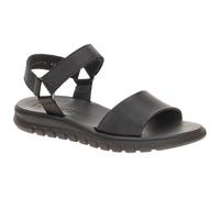 Riemchensandale PAUL GREEN "Paul Green Sandalen Leder", Damen, Gr. 40,5, schwarz, Leder, Schuhe Riemchensandale (93974666-40,5) schwarz