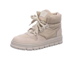 Paul Green Schnür-Bootie für Damen, beige, Größe 37 ½ EU / 4,5 UK