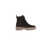 Schnürstiefelette PAUL GREEN "Paul Green Stiefelette Veloursleder", Damen, Gr. 39, mocca, Veloursleder, Schuhe Schnürstiefelette (88541844-39) mocca