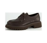 Paul Green Schuhe braun matt Plateau Loafer 1237 für Damen, braun, Größe 39 EU / 6 UK