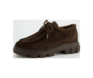 Paul Green Schuhe braun Mokassin Warmfutter Loafer 1246 für Damen, braun, Größe 41 EU / 7,5 UK