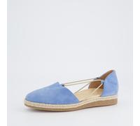 Paul Green Schuhe Espadrilles blau pacific Velour 2856 für Damen, blau, Größe 40 ½ EU / 7 UK