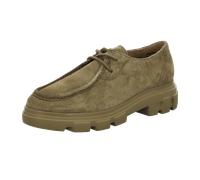 Paul Green Schuhe grau antelope Mokassin Loafer 1183 für Damen, braun, Größe 36 EU / 3,5 UK