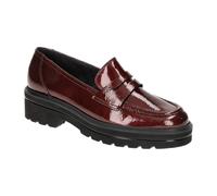 Paul Green Schuhe Slipper rot wine Plateau Lack 2961 für Damen, rot, Größe 40 ½ EU / 7 UK