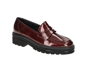 Paul Green Schuhe Slipper rot wine Plateau Lack 2961 für Damen, rot, Größe 41 EU / 7,5 UK