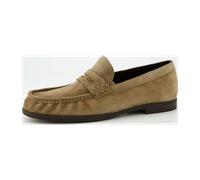 Slipper PAUL GREEN "Paul Green Slipper Veloursleder", Damen, Gr. 42, beige, Veloursleder, Schuhe Slipper (94865313-42) beige