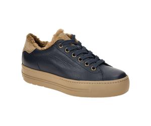 Paul Green Schuhe Sneaker blau braun Warmfutter 5171 für Damen, blau, Größe 42 EU / 8 UK